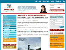Tablet Screenshot of bolstercollaborative.com